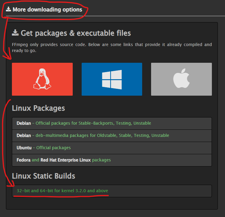 先找 Linux 的静态编译版